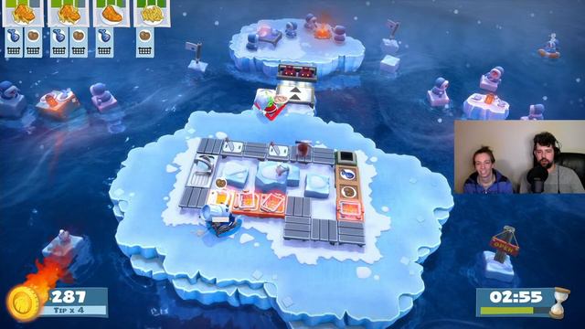 Food All Over The Floor With A Husband And Wife In #overcooked