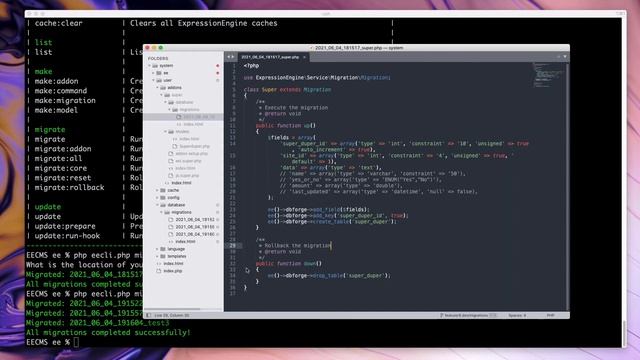04 CLI Migrate and Rollback смотреть онлайн