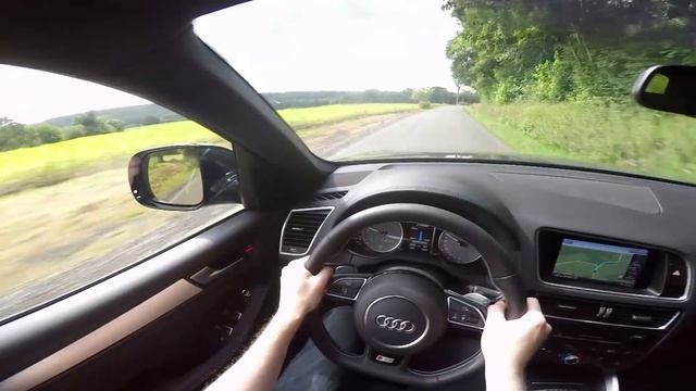 2016 Audi SQ5 Plus 3.0 TDI Quattro 340hp POV Test Drive GoPro