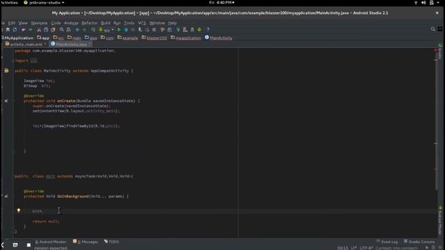 How to Load online Image in to Android Project using Async Task смотреть онлайн