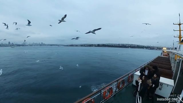 On a ferry Eminonu to Kadikoy смотреть онлайн