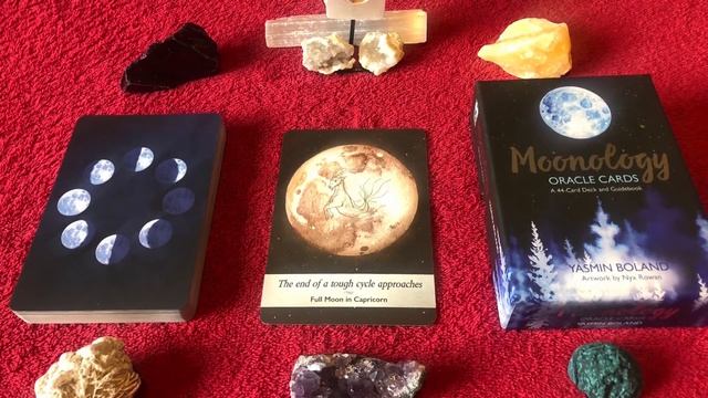 Moonology Oracle Deck Full Moon In Capricorn ♑️ guide book audio description смотреть онлайн