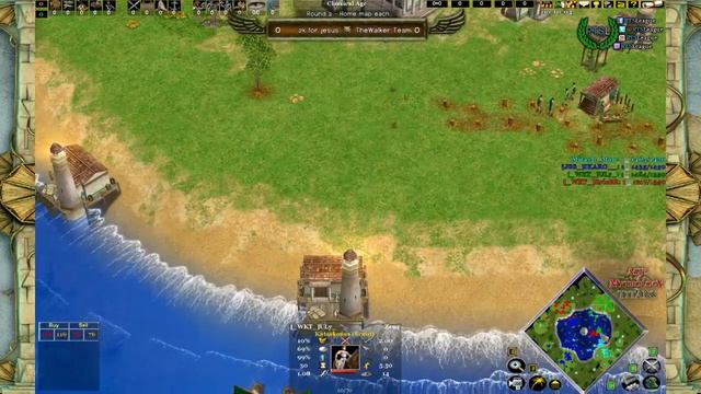 AoT S30, D1, R2 - JSS vs. WKT, Game 1 - Age of Mythology: The Titans Clan League, Season 30 смотреть онлайн