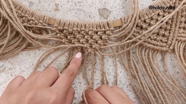 Espejo Macramé Doble Petalo | paso a paso principiantes | Parte 1 смотреть онлайн