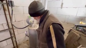 Печь на отработке для теплицы