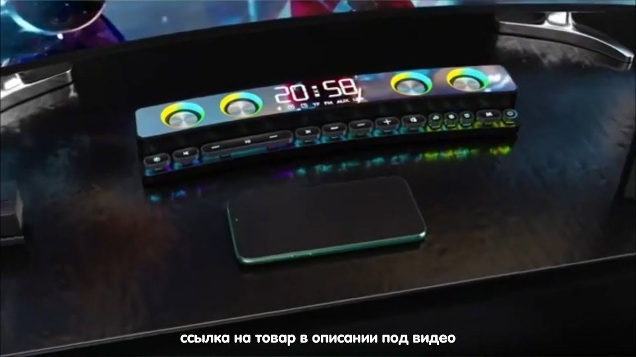 USB Саундбар. Беспроводной динамик. Bluetooth колонка смотреть онлайн