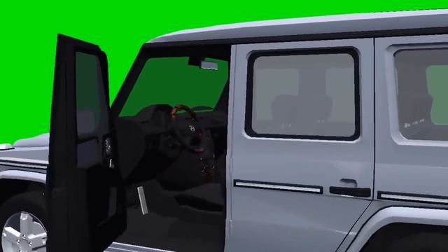 Mercedes-Benz G500 3D Model - Green Screen - Free Use