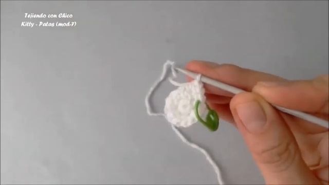 Tutorial Amigurumi Hello Kitty - Patas (mod-7)