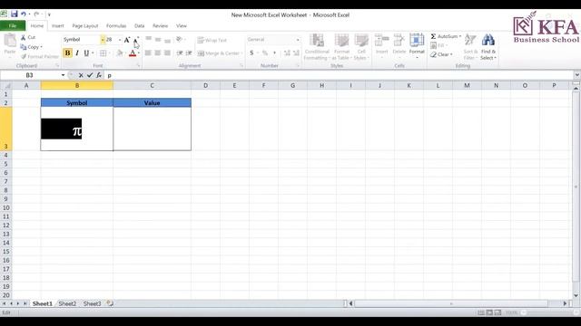 Microsoft Excel - Writing Pi including the value смотреть онлайн