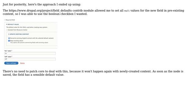 Drupal: Filter on boolean with NULL (unset) value (2 Solutions!!) смотреть онлайн