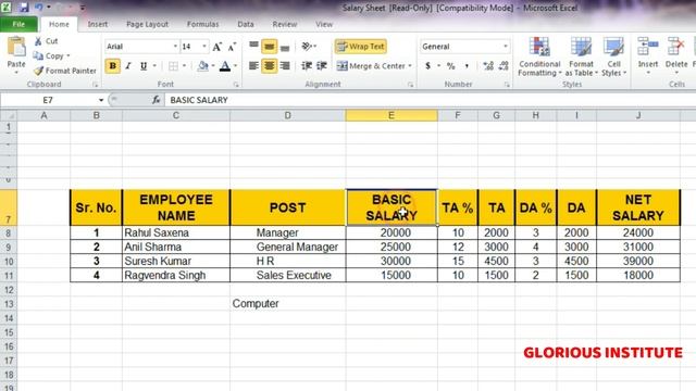 How to Indent, Wrap Text, Merge & Center in Excel ll Excel Tutorial Part 6 смотреть онлайн