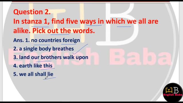 No men are foreign class 9 Question Answer | class 9 english poem 6 question answer смотреть онлайн
