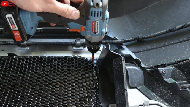 Renault Duster установка сетки в бампер ( РЕНО ДАСТЕР ) смотреть онлайн