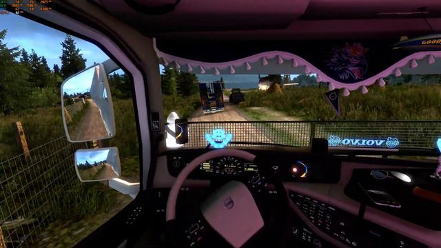 ETS 2 KİRKENES TANJU AKDOGANIN KURT EGZOSLU VOLVOSU İLE SEFER смотреть онлайн