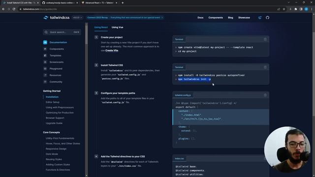 [Arabic] React.js, TypeScript, Redux - 58 - Add Tailwind CSS To Our Project بالعربى смотреть онлайн