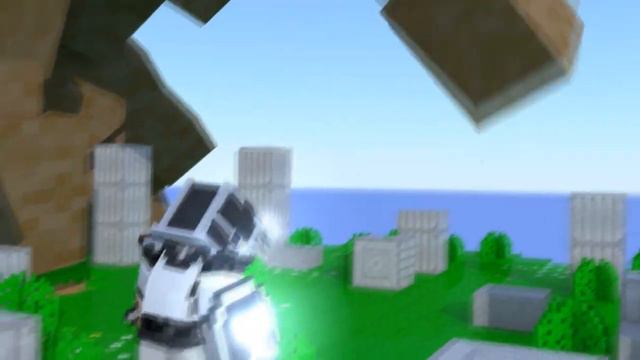 The Hunter - Epic Giant Mob Fight - Minecraft animation смотреть онлайн