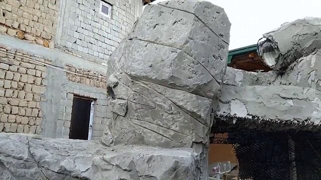 водопад из арт бетона своими руками, обзор. смотреть онлайн