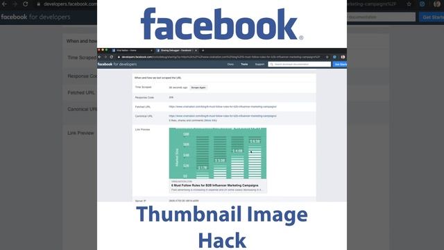 Facebook Thumbnail Image Hack, Trick, Tip смотреть онлайн