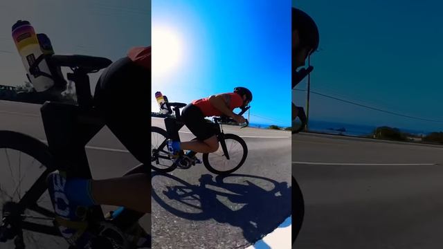 Урок аэродинамики. Рабочая тема? Как думаете? #айронмен #велоспорт #триатлон смотреть онлайн