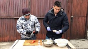 Шашлык в фольге в домашних условиях.