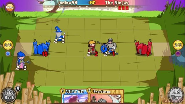 Cards and Castles Gameplay Part 1 CCG - PC Let's Play Review смотреть онлайн