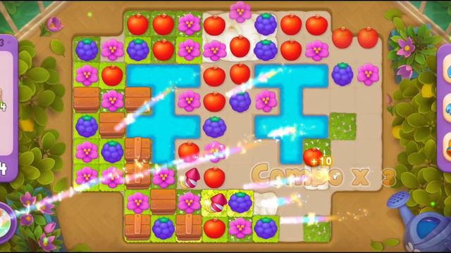 Gardenscapes Level 673 Walkthrough "No Boosters Used" смотреть онлайн