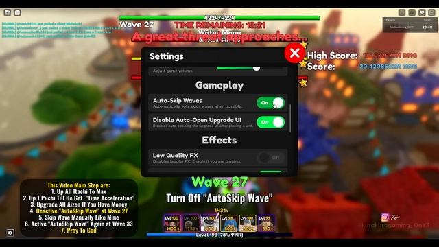 (139M DAMAGE) Tournament WEEK 4 BOSS ONLY MAGIC TOWN *Trait Disabled* Anime Adventures Roblox ?? смотреть онлайн