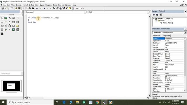 Visual Basic Lecture 3 Intro to Event Driven Programming, Events, Event Handlers and Properties. смотреть онлайн