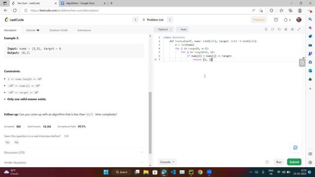 Leetcode # 1. Two Sum смотреть онлайн