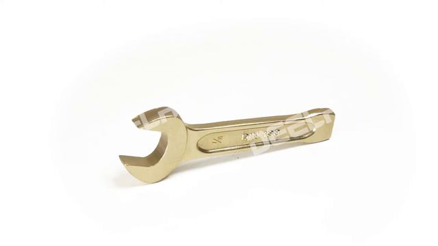Non-sparking Aluminium-Bronze Open Striking Wrench - 7/8" 135 mm смотреть онлайн