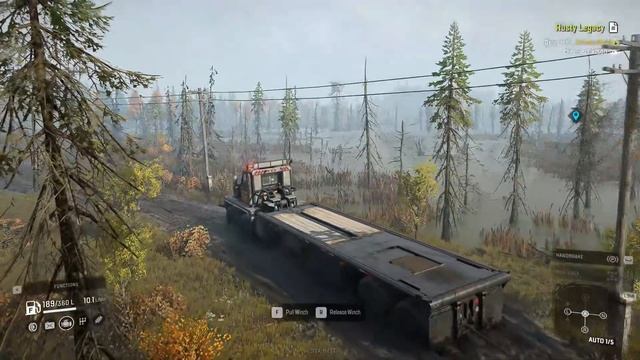 SnowRunner - Using the Twinsteer! (Rusty Legacy) смотреть онлайн