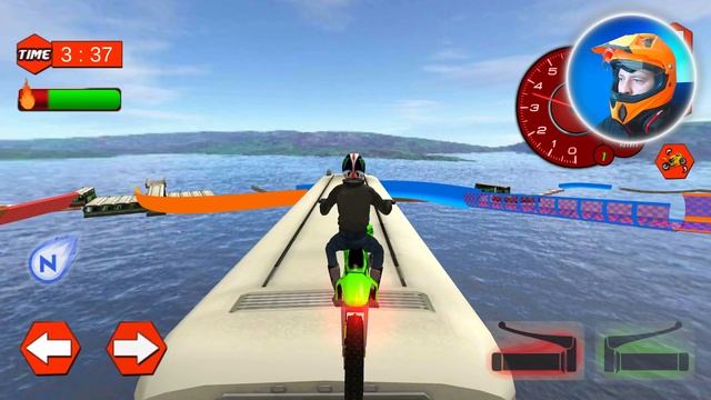 Extreme Bike Stunts Mania - Motor Games Android Gameplay смотреть онлайн