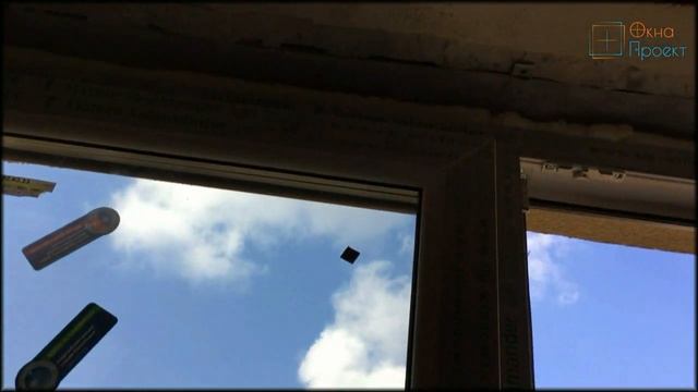 Установка окна с теплым монтажом от Окна Проект смотреть онлайн