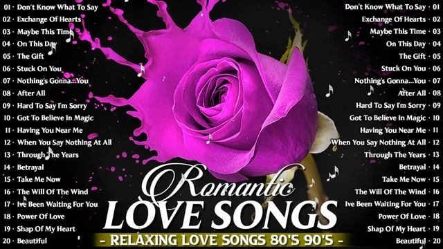 Best Romantic Love Songs 2023 ? Love Songs 80s 90s Playlist English ? Old Love Songs 80's 90's