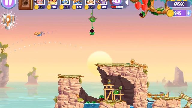 Angry Birds Stella - Level 30 Episode 2 Beach Day (3 stars) смотреть онлайн
