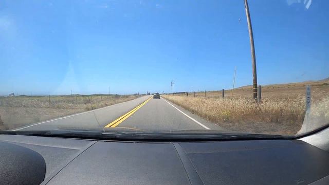 Pacific Coast Highway from Los Angeles to San Francisco - driving time lapse смотреть онлайн