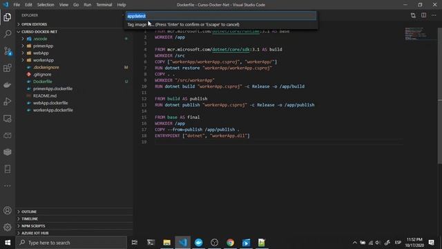 19-BONUS Autogenerando el dockerfile con VSCode | Docker para desarrolladores .Net смотреть онлайн