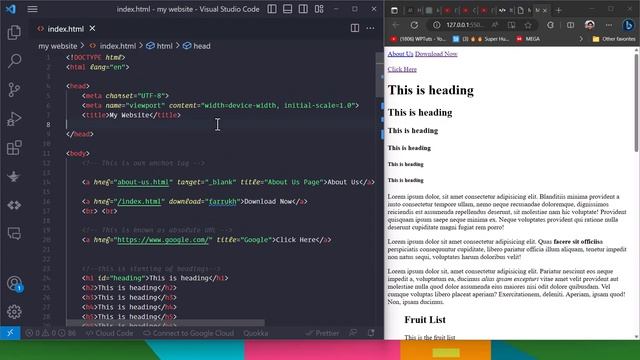 Chapter 02: CSS Syntax and Linking CSS file with HTML - Urdu / Hindi смотреть онлайн