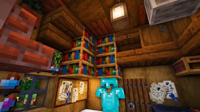 КАК ОБУСТРОИТЬ ВНУТРИ СТАРТОВЫЙ ДОМИК ДЛЯ ВЫЖИВАНИЯ В MINECRAFT 1.17.1 ??? смотреть онлайн