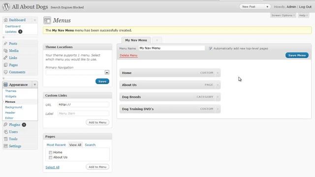 Learn Wordpress Tutorials - Wordpress Navigation Menu смотреть онлайн