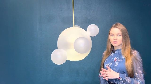 Видеообзор на подвесной светильник BUBBLE BOLLE BLS LAMP WHITE GLASS 6 ОТ IMPERIUMLOFT смотреть онлайн
