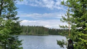 Отдых с палатками в Ленинградской области. Большое Луговое.