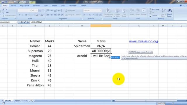 Remove the #N/A Error from VLOOKUP Formula In Excel Hindi смотреть онлайн