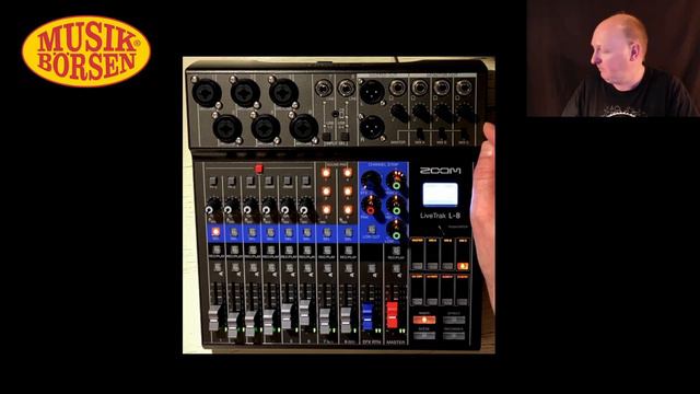 Zoom LiveTrak L8 смотреть онлайн
