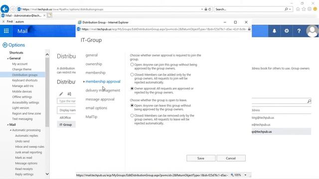 How to manage Distribution Groups in Outlook Web App 2019 смотреть онлайн