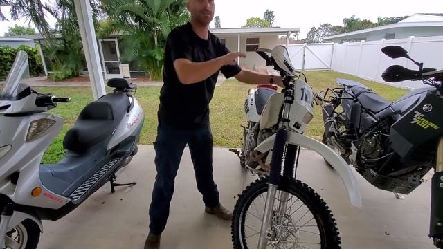 How to start the Honda XR600R XR600 смотреть онлайн