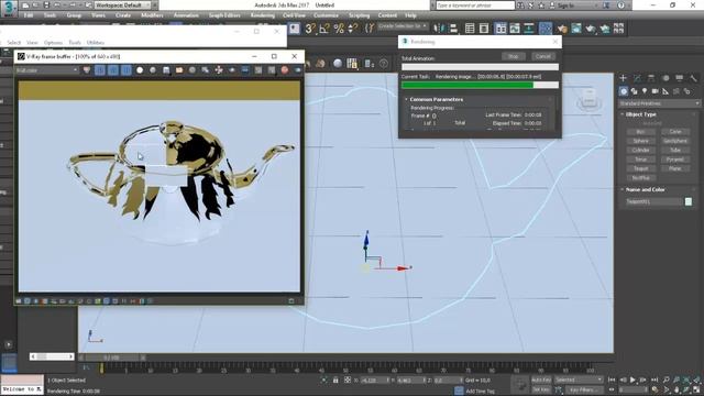 3ds Max для начинающих - Редактор материалов №3 Преломление - Refract ( Material editor ) смотреть онлайн