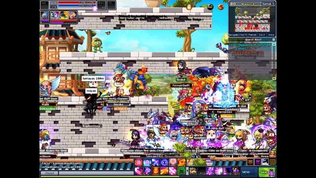 many ppl in market lol SoulSaverOnline (SSO) смотреть онлайн