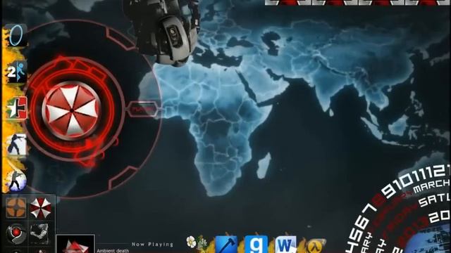 Umbrella Corporation Custom Desktop Theme