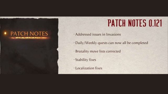 MK1 PATCH NOTES (UPDATE 0.121) смотреть онлайн
